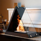 15.5" x 8" x 14.5” Glass Tabletop Fireplace-0