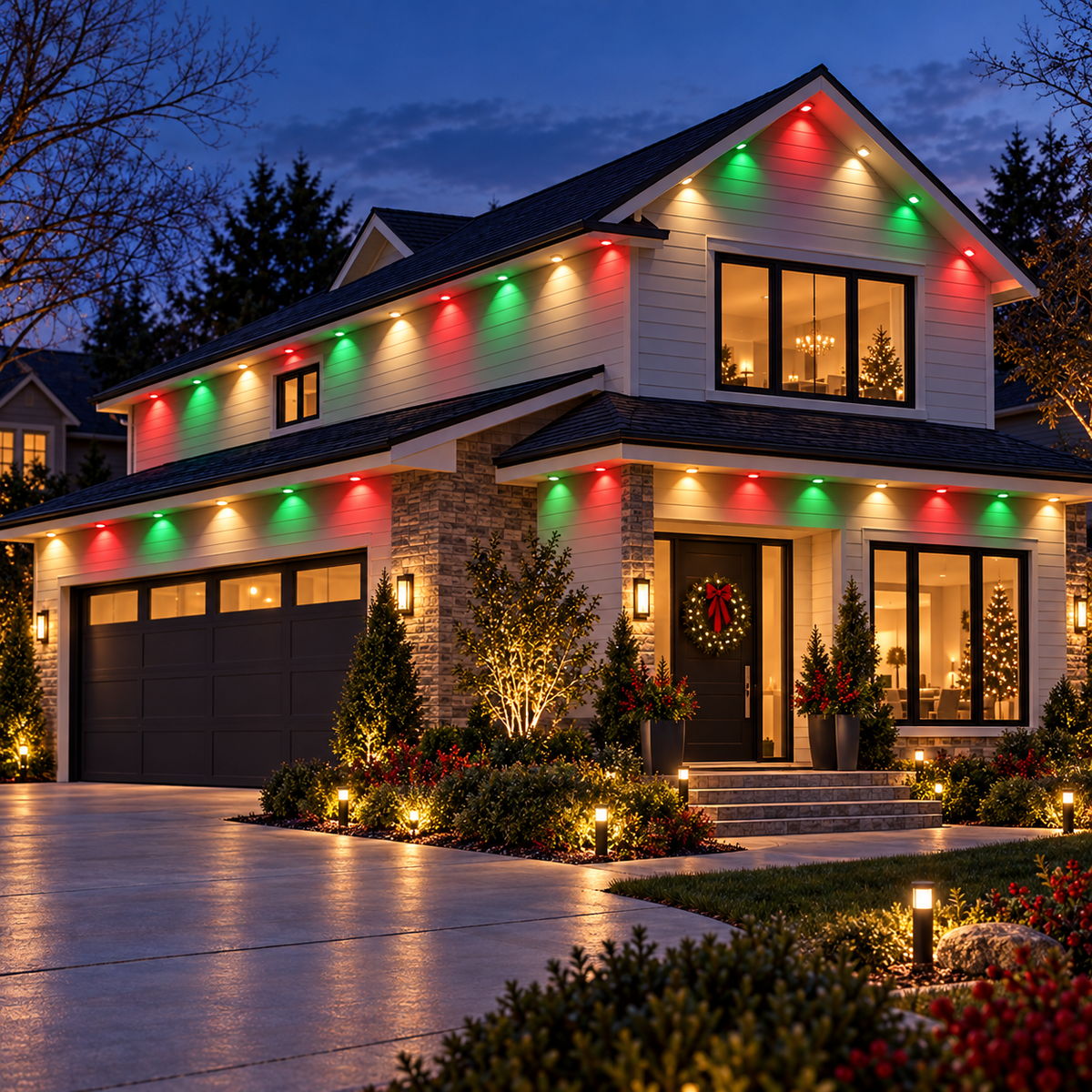200FT Waterproof Bluetooth Outdoor Led String Lights
