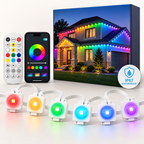 200FT Waterproof Bluetooth Outdoor Led String Lights