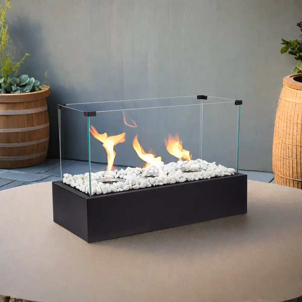 18''L Rectangular Large Tabletop Fire Pit (Only US)-1