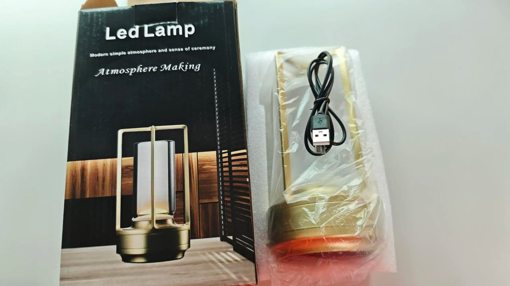 Valeroni Cordless Ambient Table Lamp | Rechargeable Touch Light