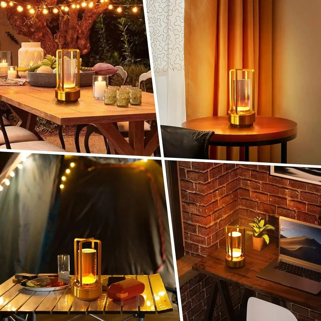 Valeroni Cordless Ambient Table Lamp | Rechargeable Touch Light