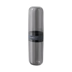 Portable Clear Toothbrush Travel Case, Hard Shell All-in-One Organizer for Business Trips Gym & Commute, Hygienic Secure Design