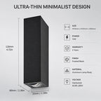 Minimalist Up/Down Outdoor Wall Light
