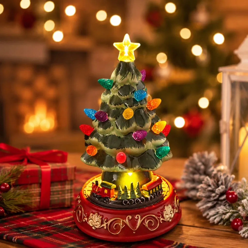 Ceramic Christmas Village Tree