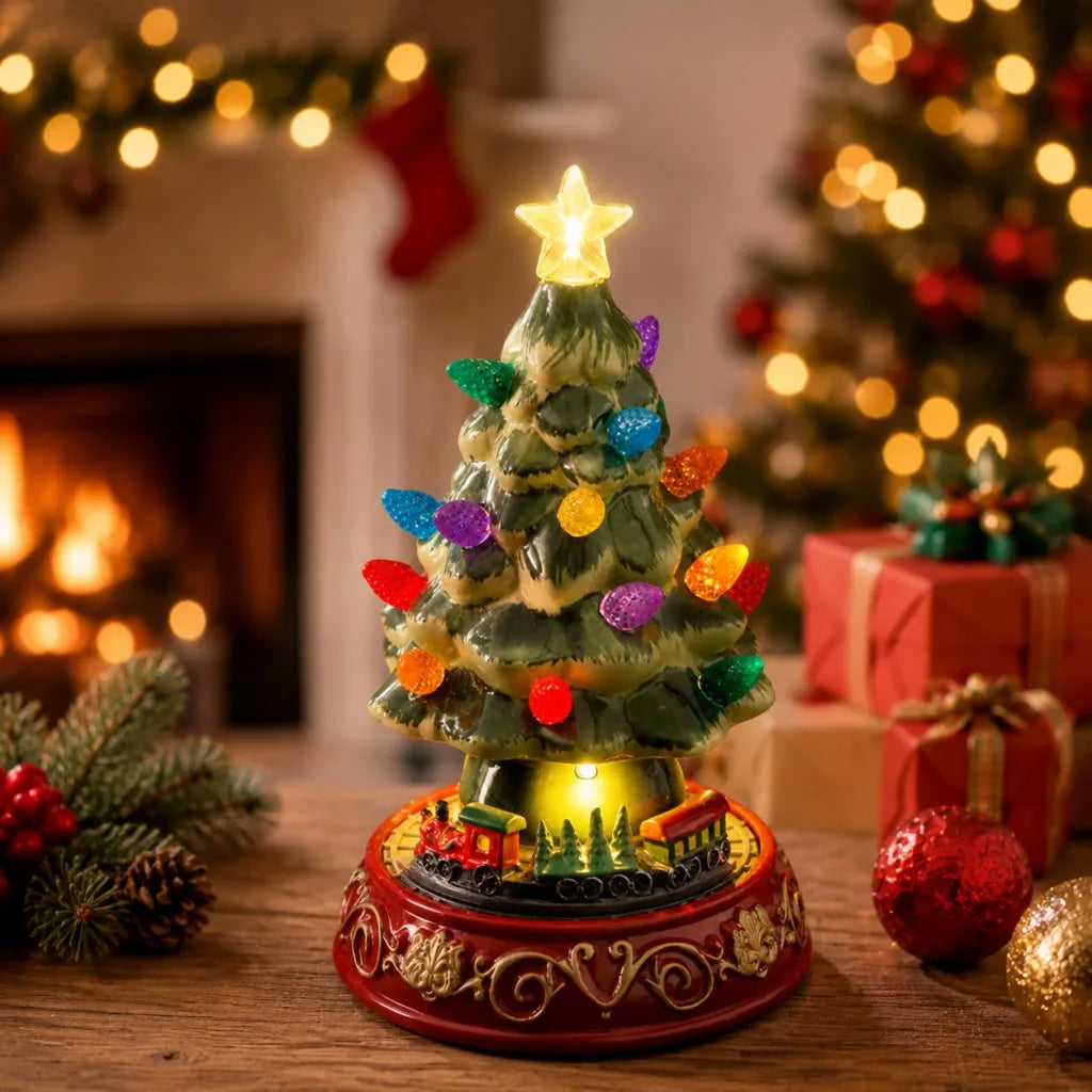 Ceramic Christmas Village Tree