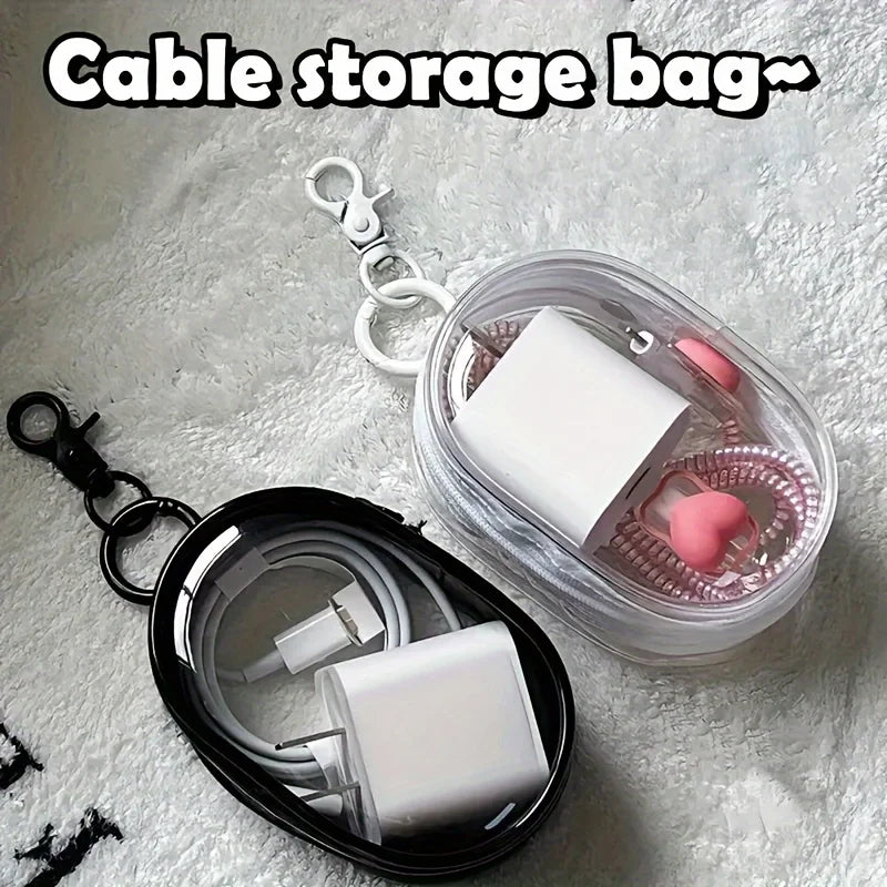 Mini Travel Tech Organizer Pouch