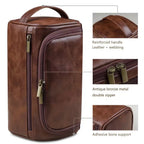 Valeroni Hanging Travel Toiletry Bag | PU & Canvas Organizer