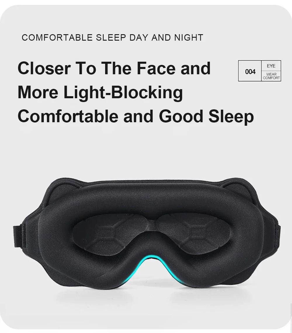 3D Contour Blackout Sleep Mask