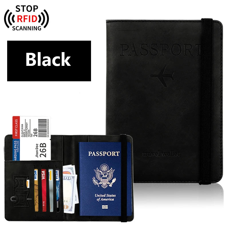 RFID Travel Passport Wallet