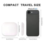 Valeroni LED Travel Makeup Mirror | Folding 1X/2X Magnification
