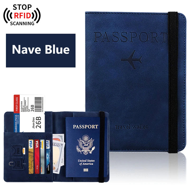 RFID Travel Passport Wallet