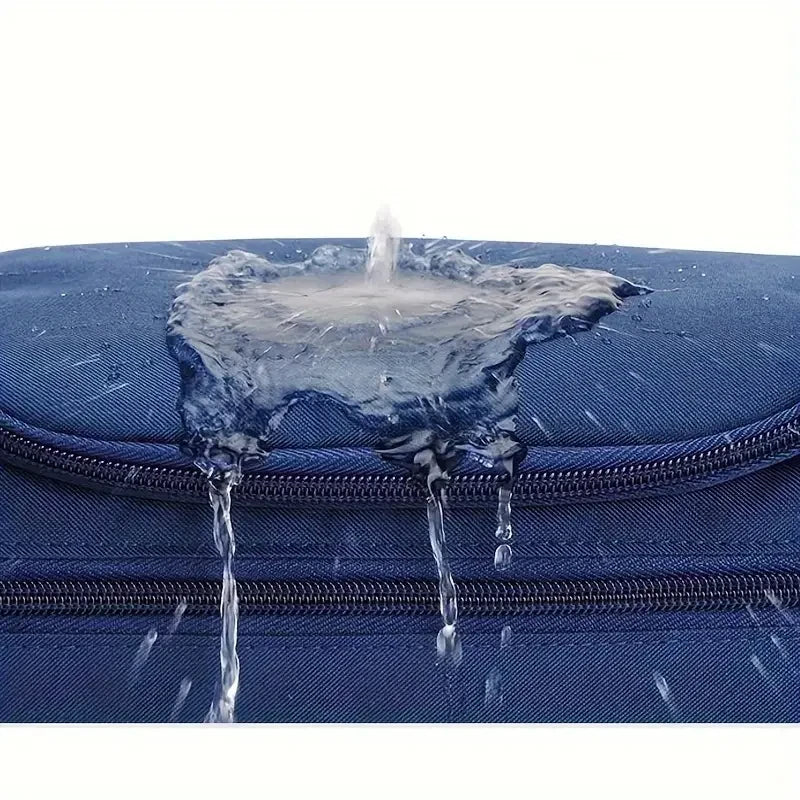 Valeroni Hanging Travel Toiletry Bag | PU & Canvas Organizer