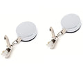 Automatic Retractable Towel Rack, No Punching Self-Adhesive Wall Hanging Towel Holder, Automatic Rebound with Strong Clip