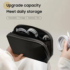 Travel Electronics Organizer Power Bank Pouch Electronics Gadgets Accessorie Case for USB Cable Cords,Hard Drives Storage Bag