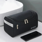 Valeroni Hanging Travel Toiletry Bag | PU & Canvas Organizer