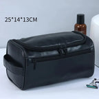 Valeroni Hanging Travel Toiletry Bag | PU & Canvas Organizer