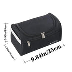 Valeroni Hanging Travel Toiletry Bag | PU & Canvas Organizer