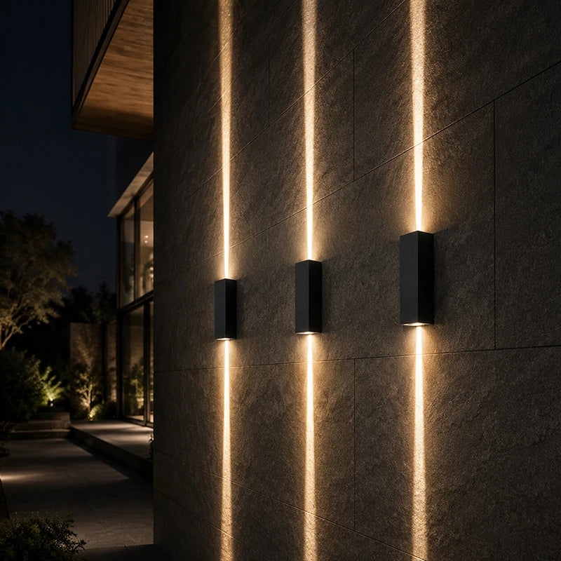 Minimalist Up/Down Outdoor Wall Light