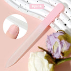 Glass Nail File Professional Manicure Sand Rubbing Crystal Glass Nail File Durable Art Buffer Sand Rubbing Nail Art Salon Tool
