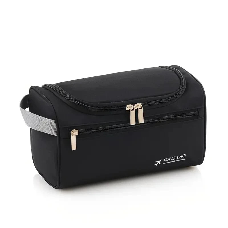 Valeroni Hanging Travel Toiletry Bag | PU & Canvas Organizer