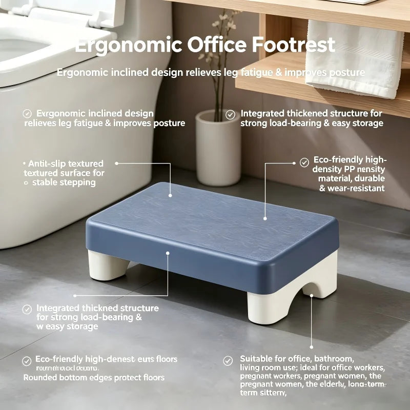 Ergonomic Under-Desk Footrest