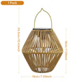 Woven Solar Garden Lantern