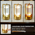 Valeroni Cordless Ambient Table Lamp | Rechargeable Touch Light