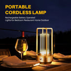 Valeroni Cordless Ambient Table Lamp | Rechargeable Touch Light