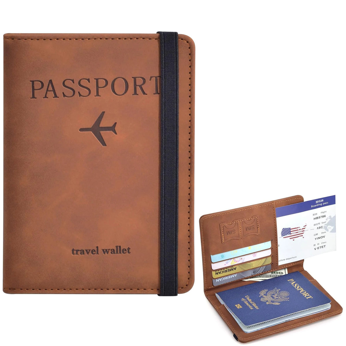 RFID Travel Passport Wallet