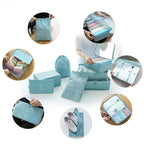 Valeroni 7-Piece Travel Packing Cube Set | Luggage Organizer
