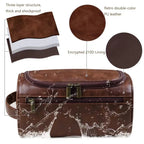 Valeroni Hanging Travel Toiletry Bag | PU & Canvas Organizer