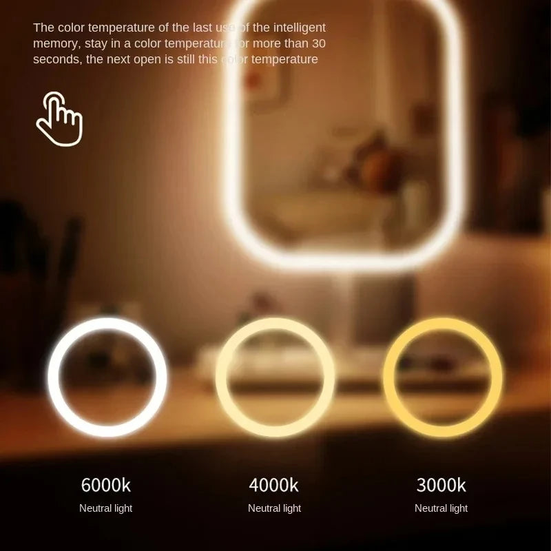 Valeroni LED Vanity Mirror | 3-Color Touch Lighting