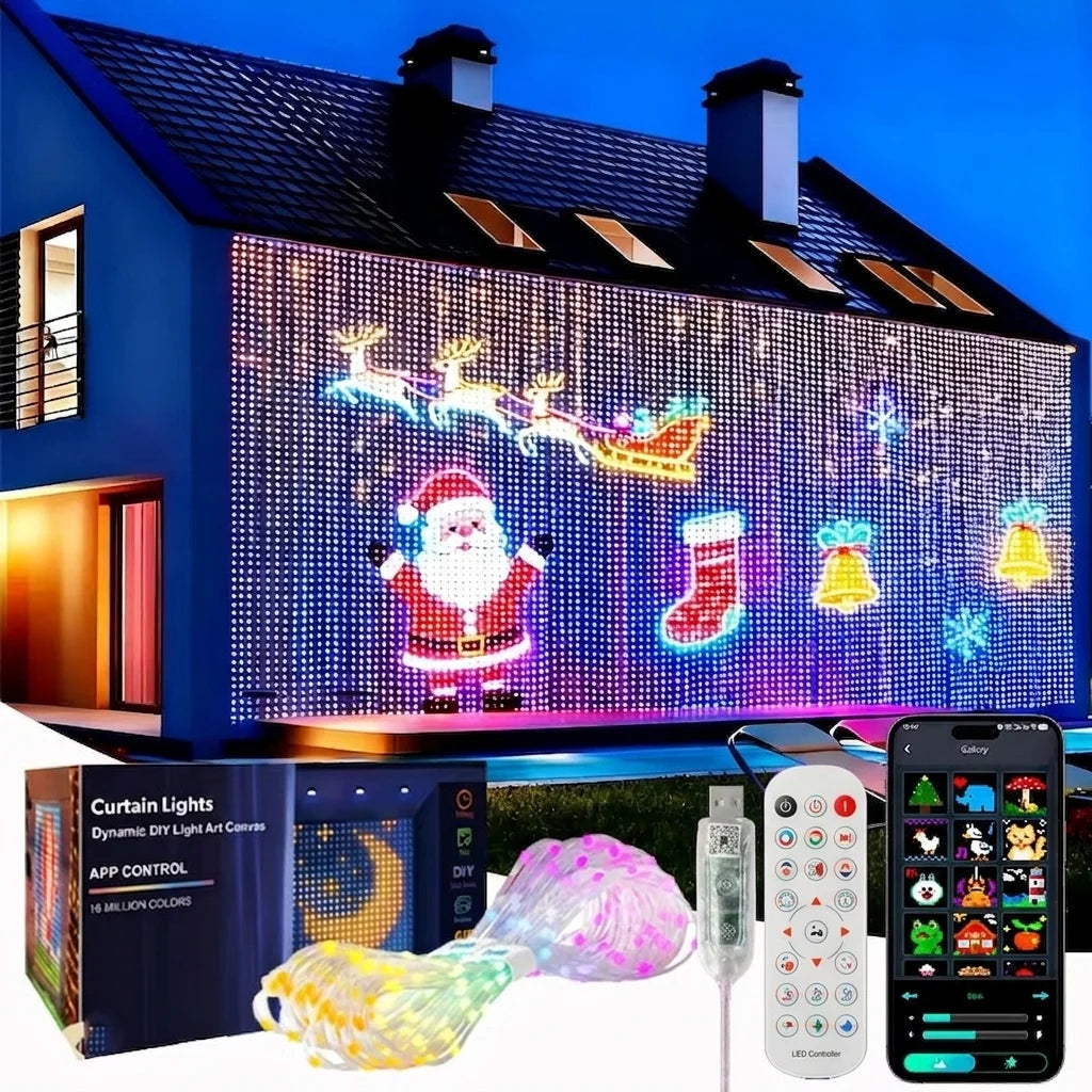 Smart LED Curtain Light Display
