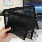 Sheer Mesh Travel Cosmetic Pouch