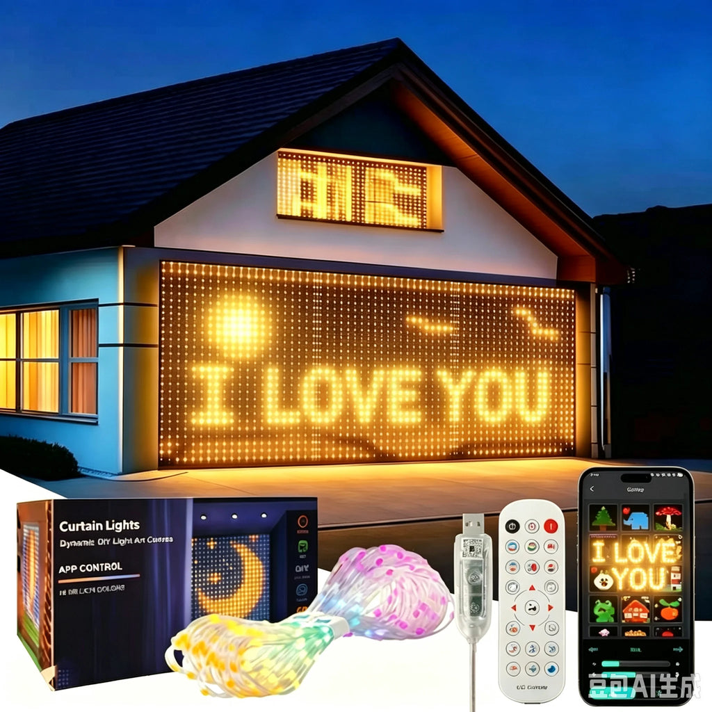 Smart LED Curtain Light Display
