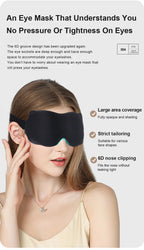 3D Contour Blackout Sleep Mask
