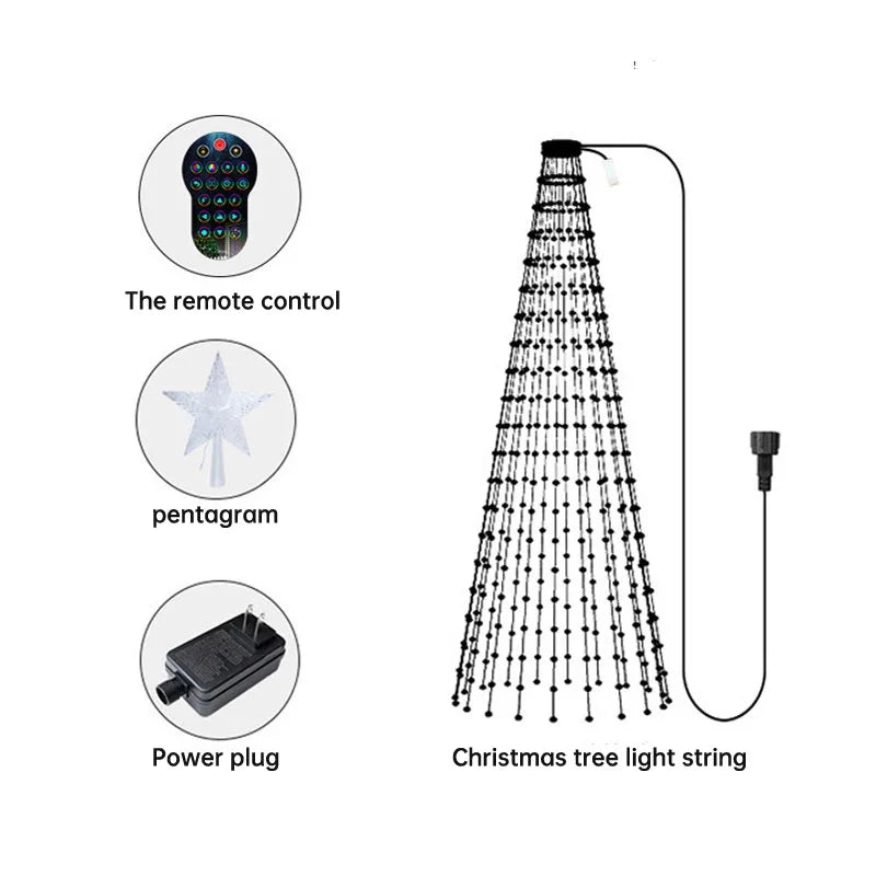 Smart 400LED Christmas Tree Lights