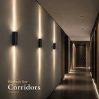 Minimalist Up/Down Outdoor Wall Light