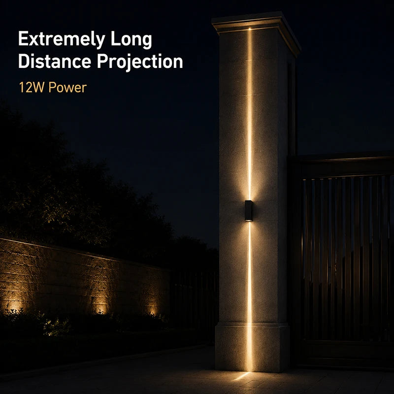 Minimalist Up/Down Outdoor Wall Light