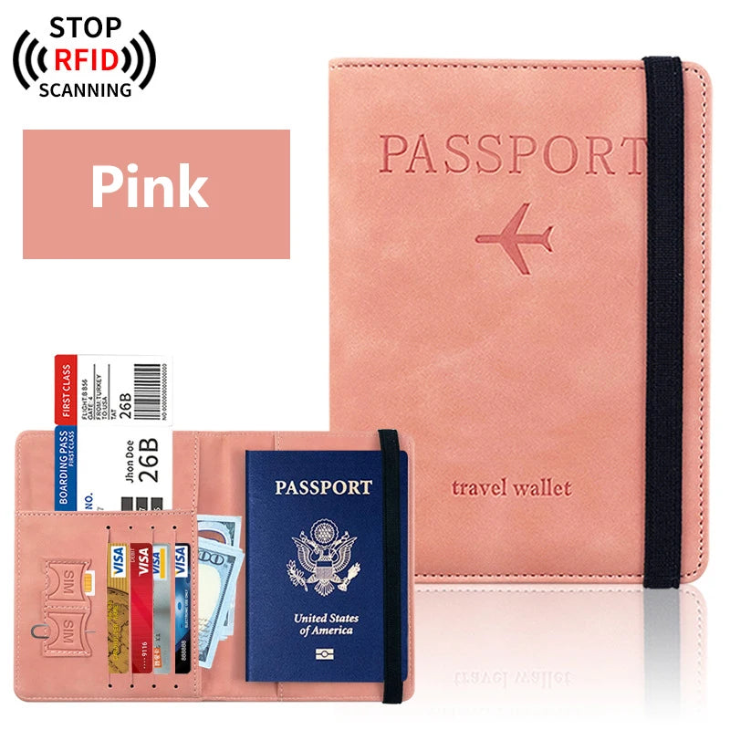RFID Travel Passport Wallet