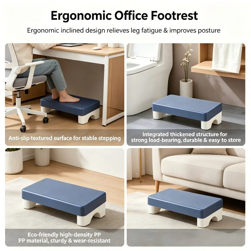 Ergonomic Under-Desk Footrest
