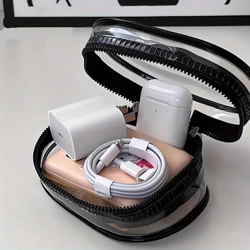 Mini Travel Tech Organizer Pouch