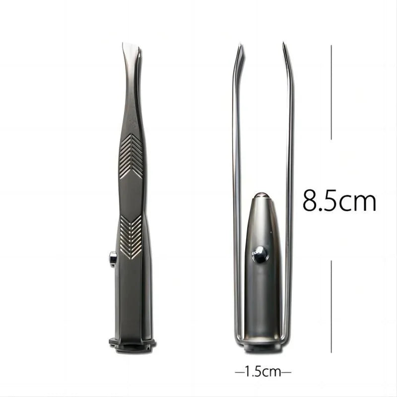 Precision LED Eyebrow Tweezers