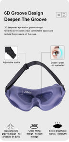 3D Contour Blackout Sleep Mask
