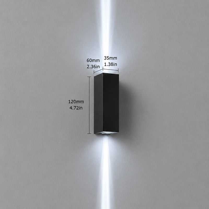 Minimalist Up/Down Outdoor Wall Light