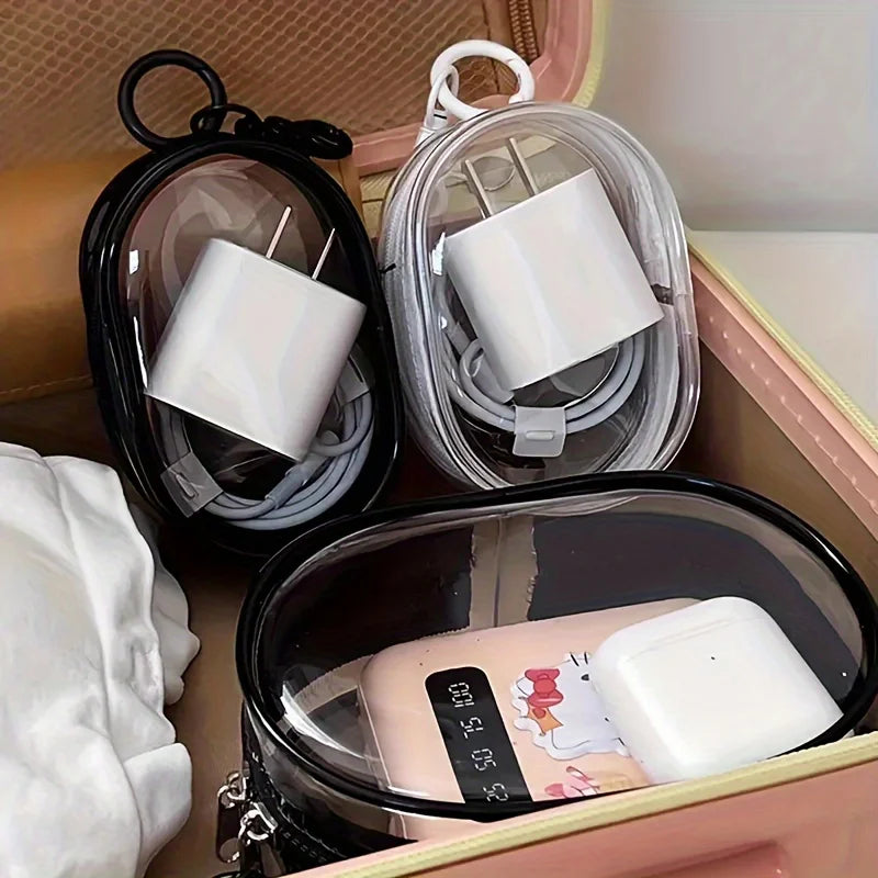 Mini Travel Tech Organizer Pouch