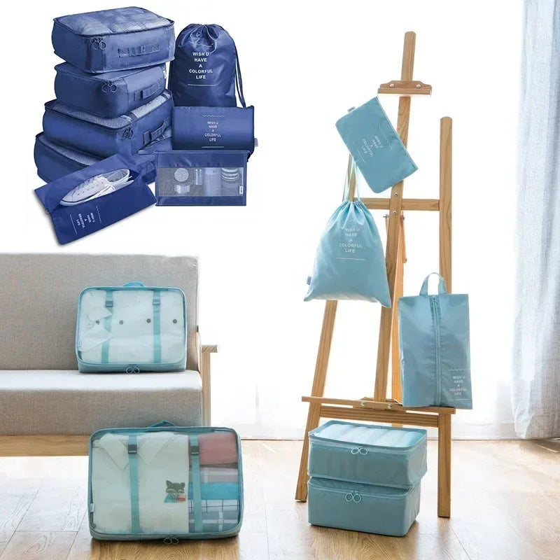 Valeroni 7-Piece Travel Packing Cube Set | Luggage Organizer