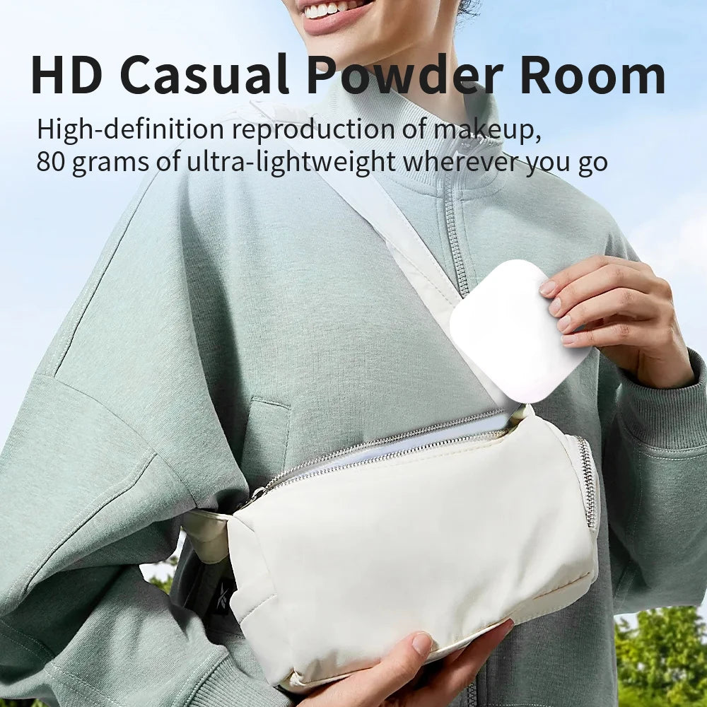 Valeroni LED Travel Makeup Mirror | Folding 1X/2X Magnification