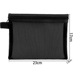 Sheer Mesh Travel Cosmetic Pouch